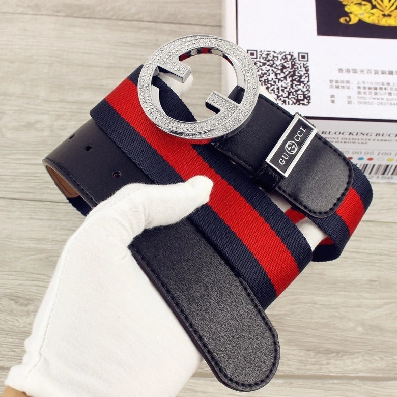Gucci Premium Belt with Iconic Logo Buckle