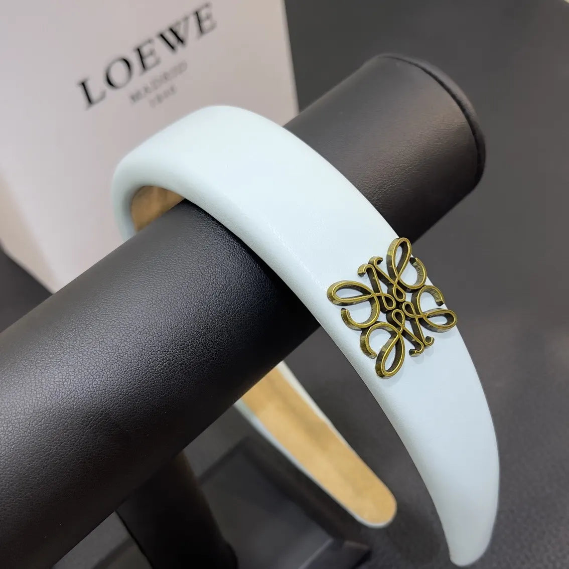 Loewe Light Blue Leather Headband