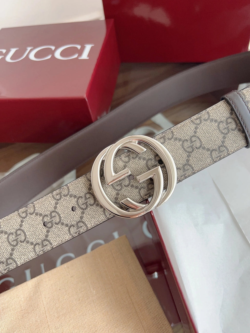 Gucci GG Supreme Belt Premium Quality