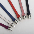 Premium Snake Head Leather Bracelet Collection