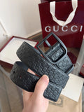 Gucci Signature Leather Belt Black