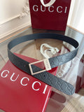 Gucci Embossed Leather Belt Premium Quality