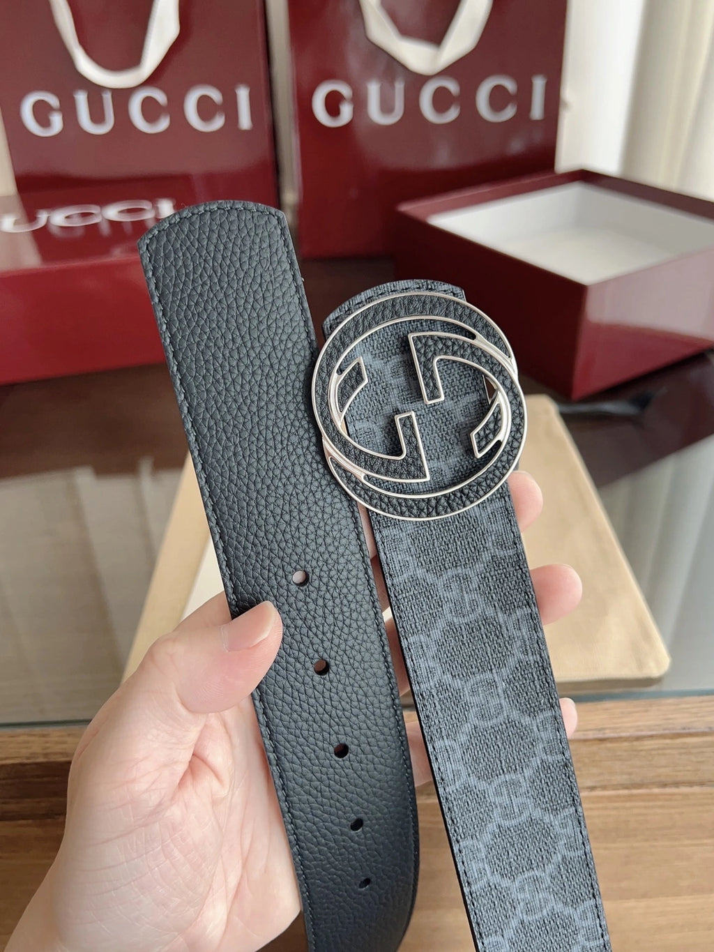 Gucci Premium Quality Belt with Iconic Logo Buckle