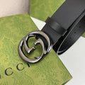 Premium Leather Belt with GG Buckle