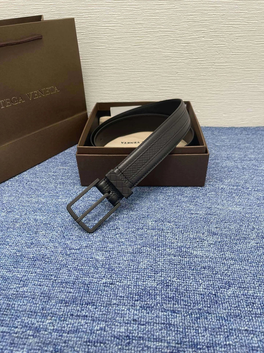 Premium Black Leather Belt