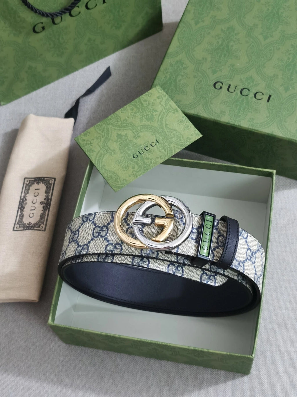 Gucci Premium Belt with GG Buckle