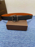Premium Leather Reversible Belt - Black and Tan