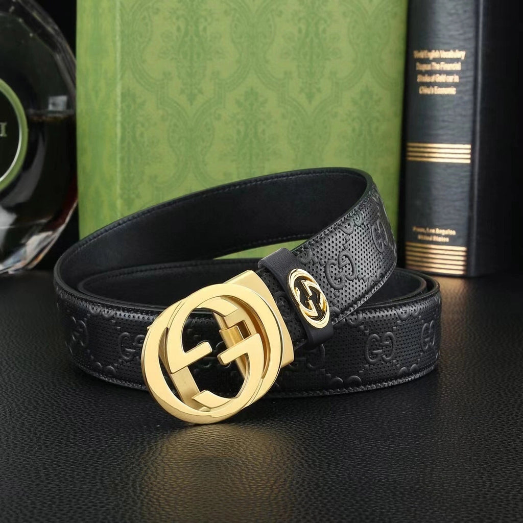Premium Leather Belt with Classic Buckle