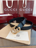 Gucci Belt Premium Leather with Iconic GG Buckle