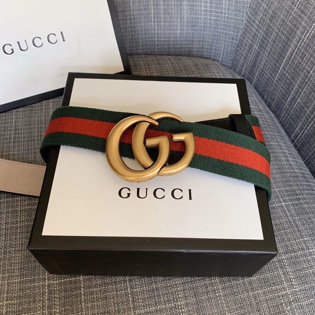 Premium quality belt with iconic G buckle - Hình 2