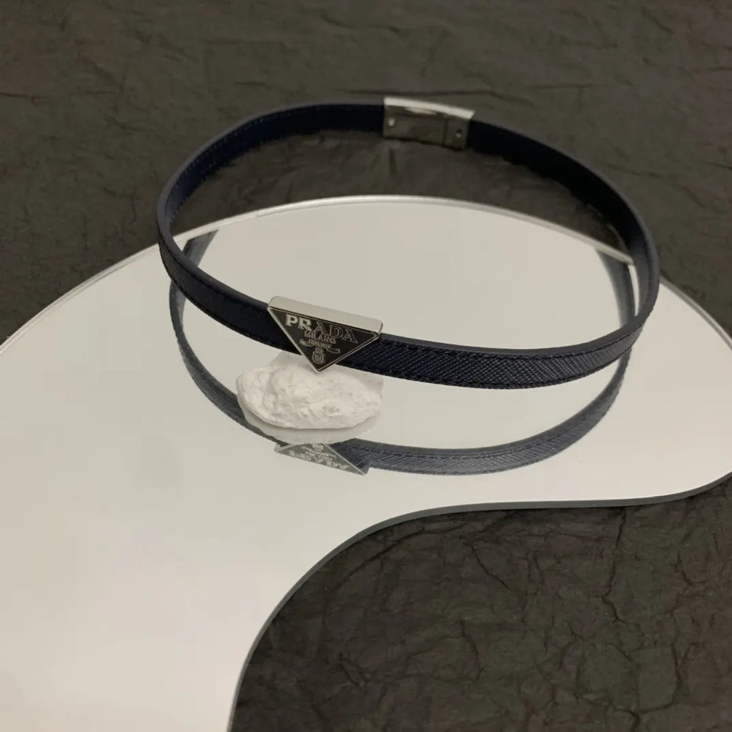 Prada Premium Leather Bracelet - Hình 2