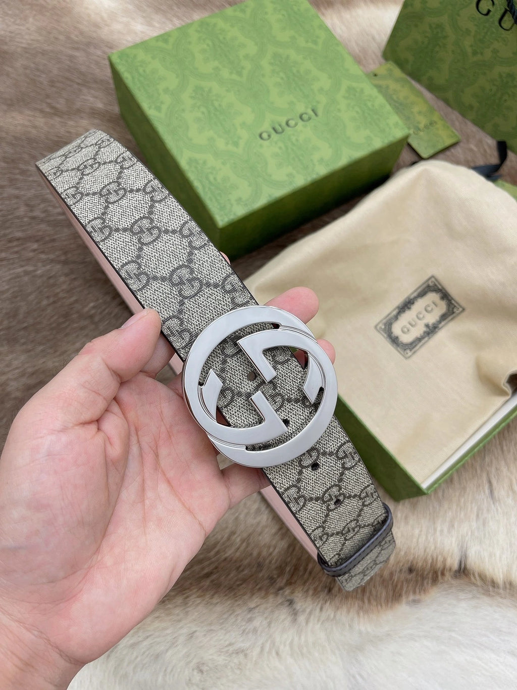 Gucci Interlocking G Belt Premium Quality - Hình 2