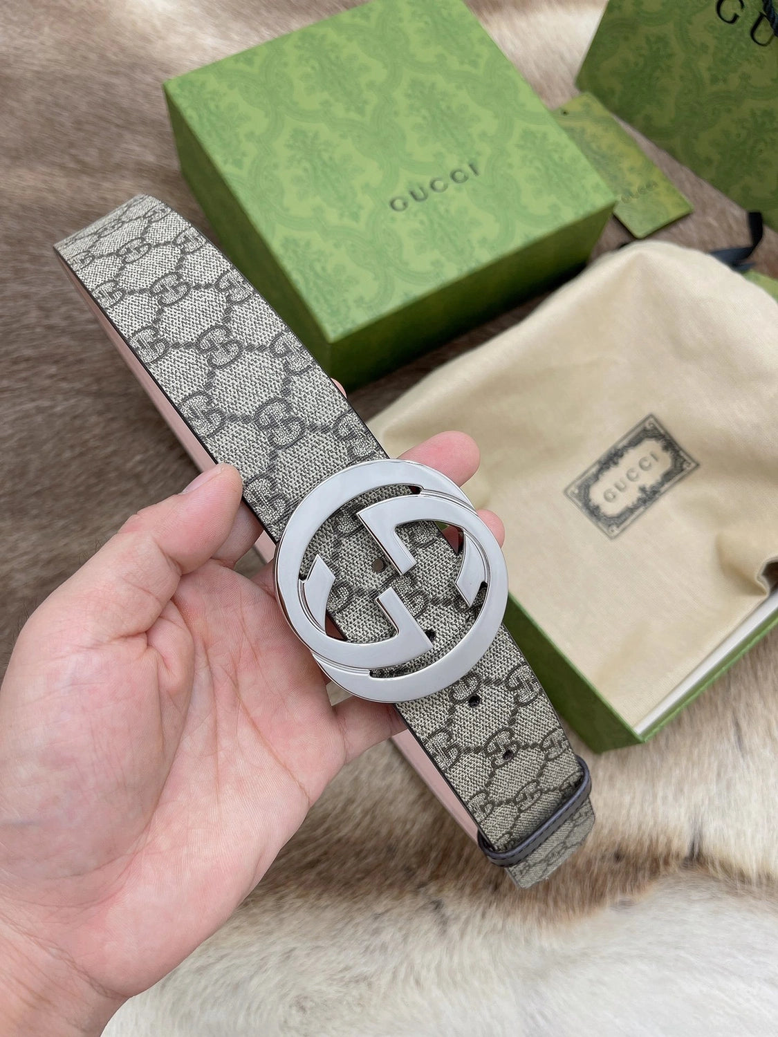 Gucci Interlocking G Belt Premium Quality - Hình 2