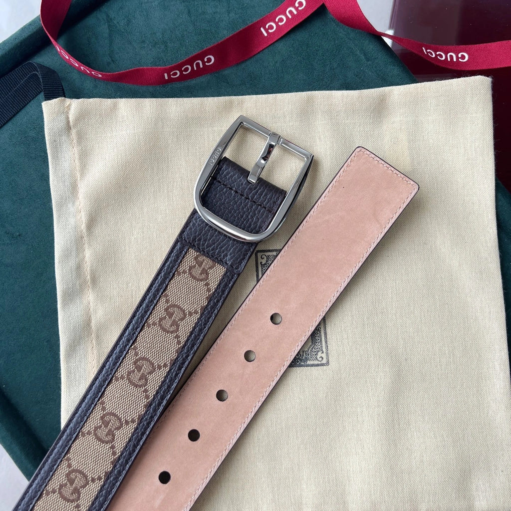 Gucci GG Canvas Belt - Premium Quality - Hình 4