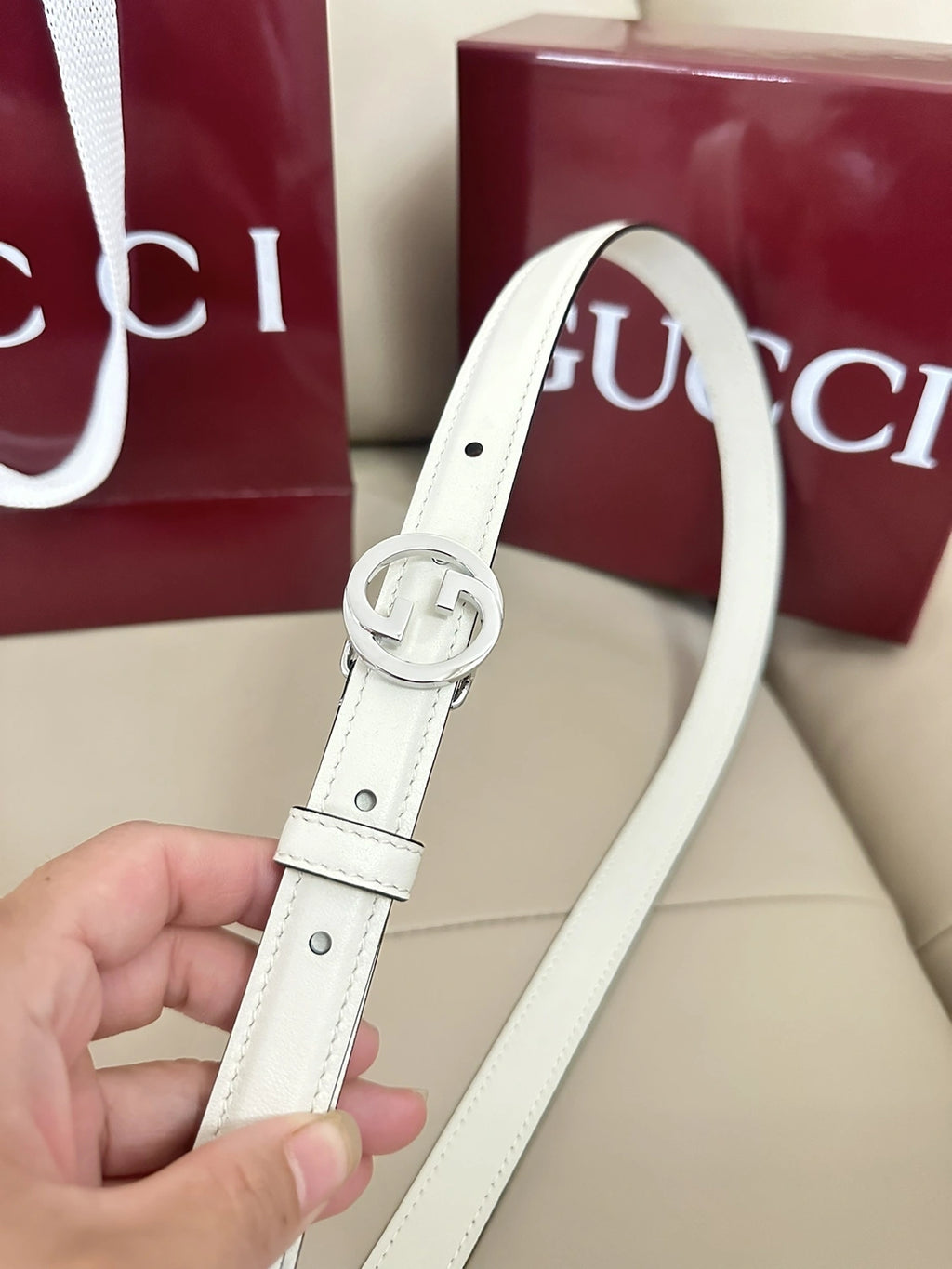 Gucci Premium Quality Leather Belt - Hình 2