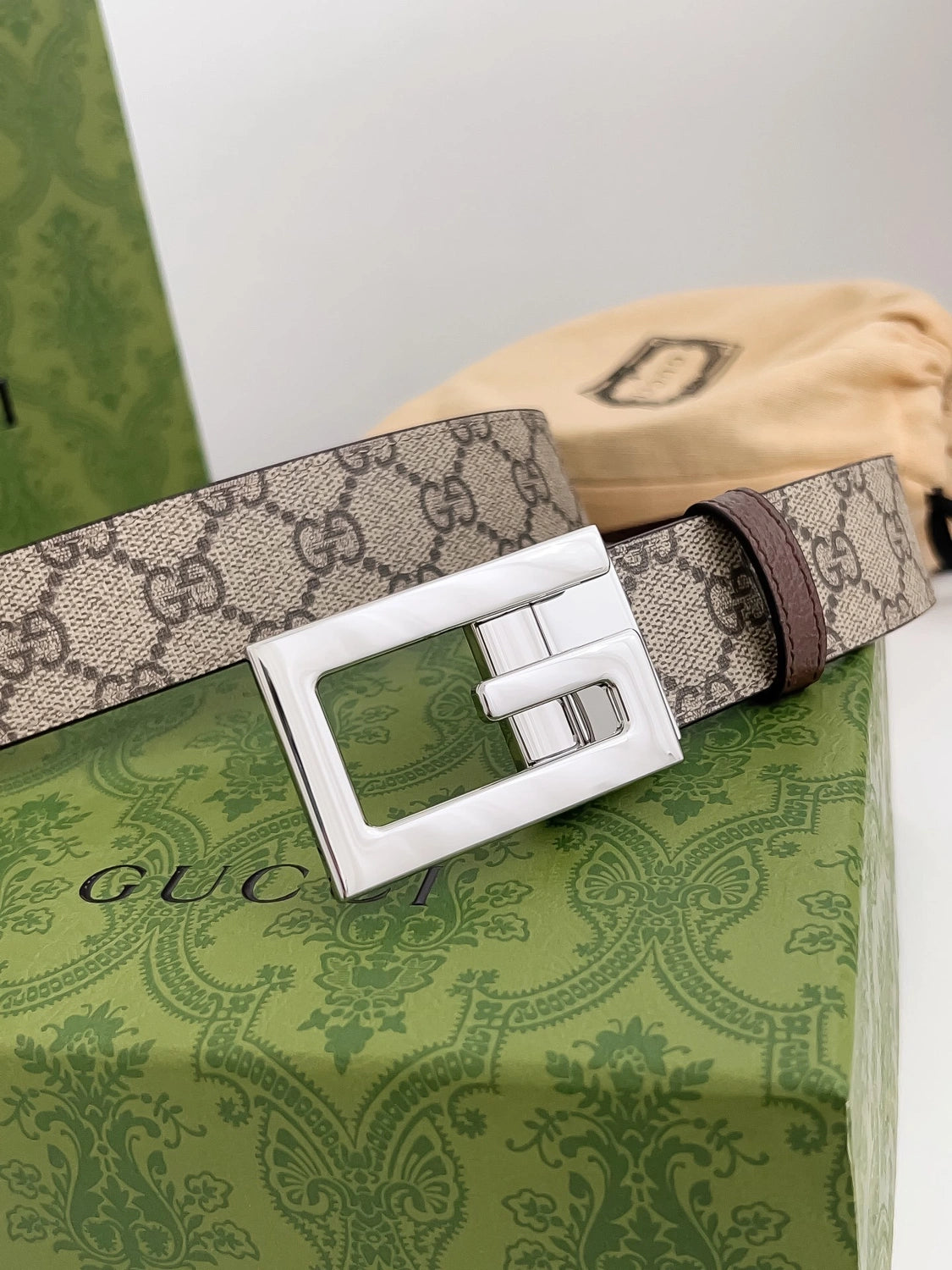 Gucci Inspired Premium Quality Belt - Hình 3
