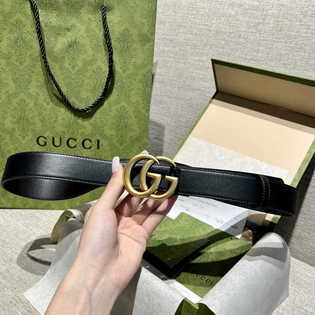 Gucci belt with GG buckle - Hình 3