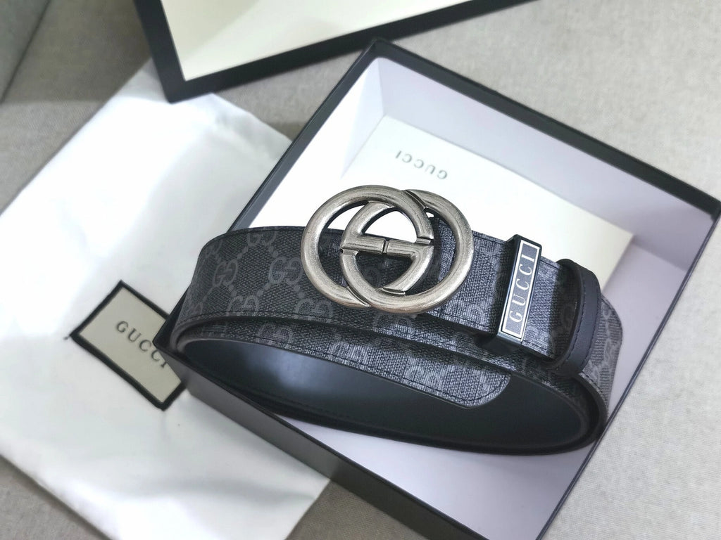 Gucci Premium Quality Belt with Interlocking G Buckle - Hình 3