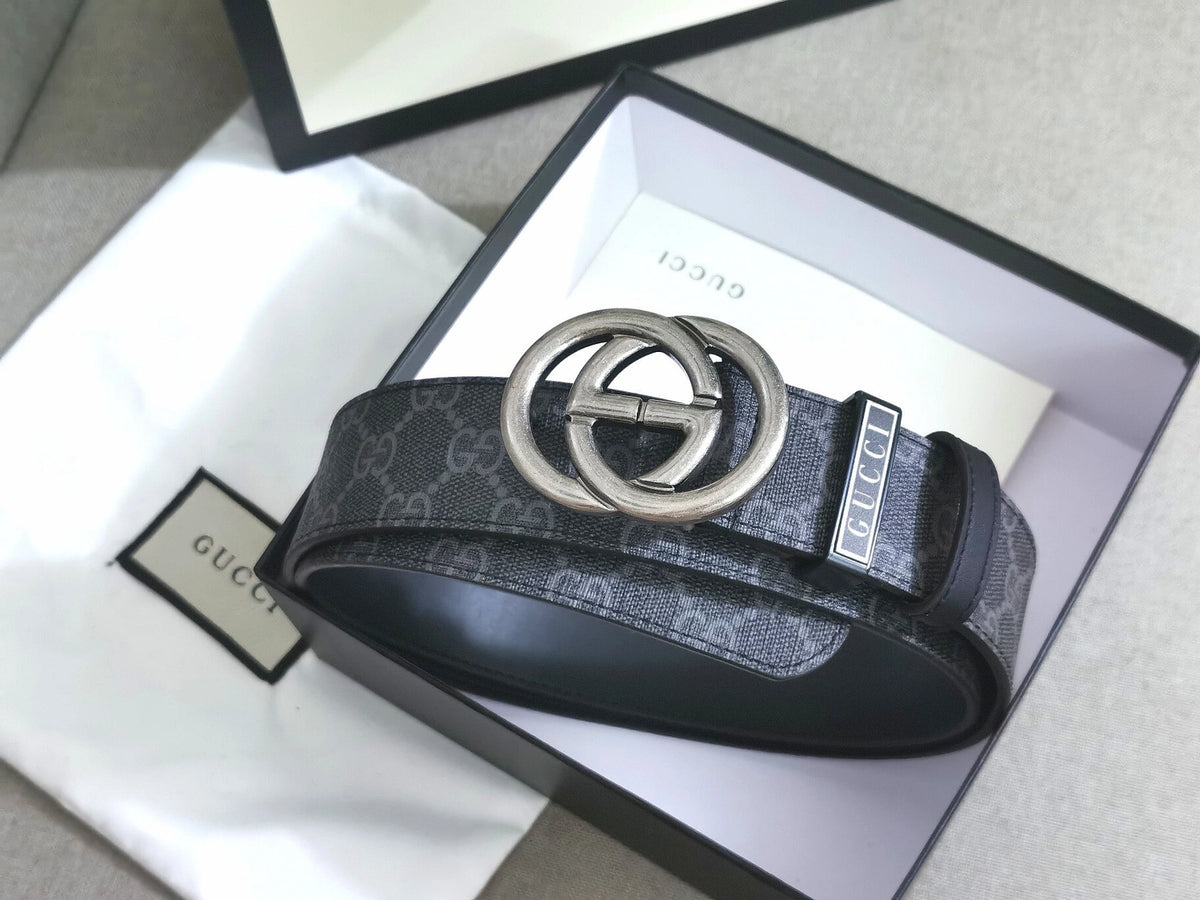 Gucci Premium Quality Belt with Interlocking G Buckle - Hình 3