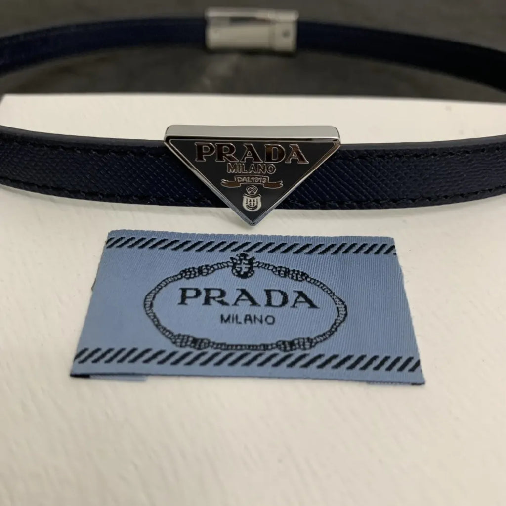 Prada Premium Leather Bracelet - Hình 3