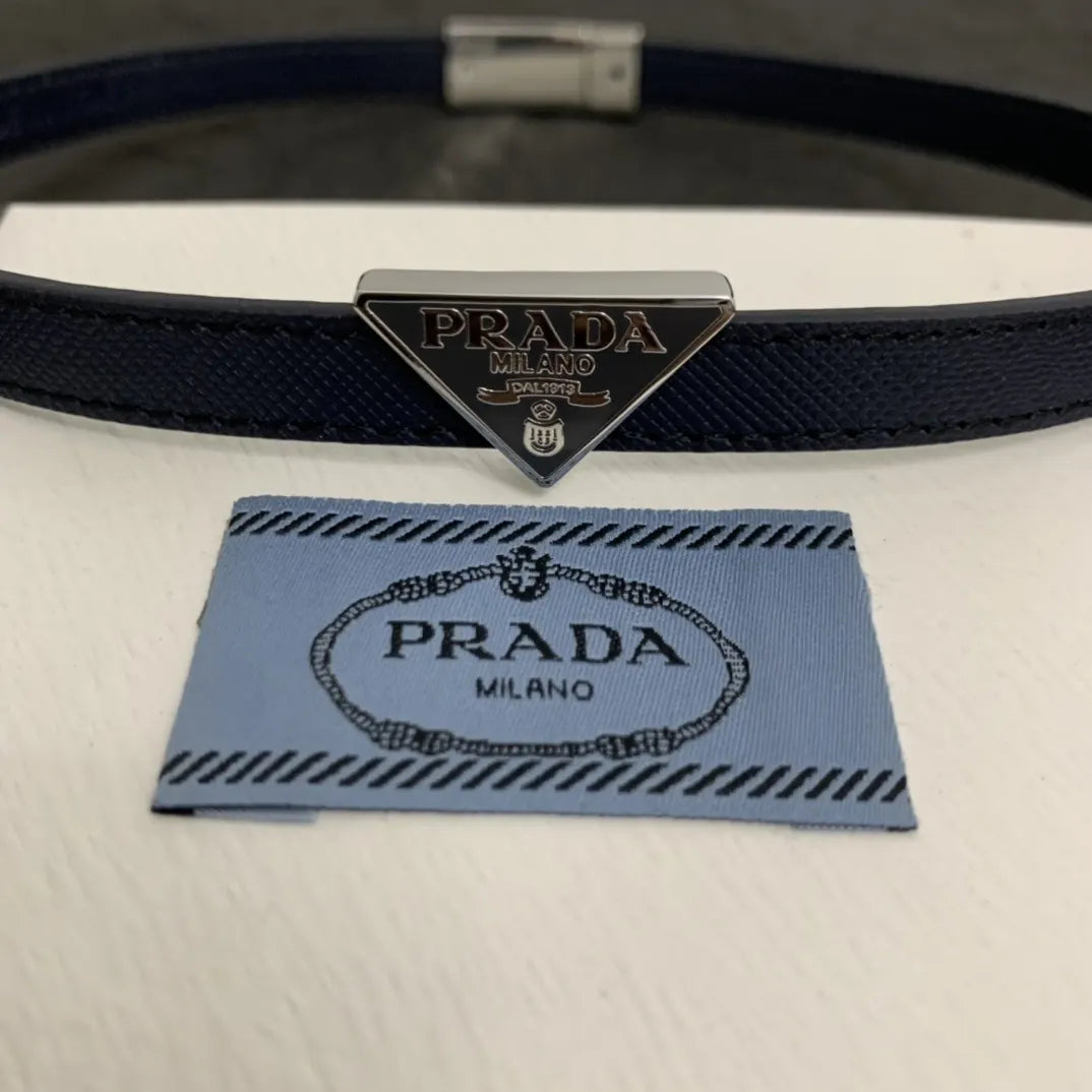 Prada Premium Leather Bracelet - Hình 3