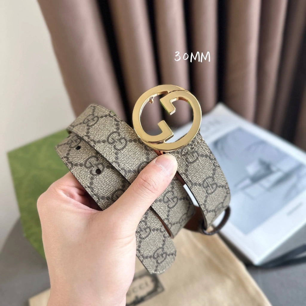 Gucci Blondie Premium Quality Belt with GG Buckle