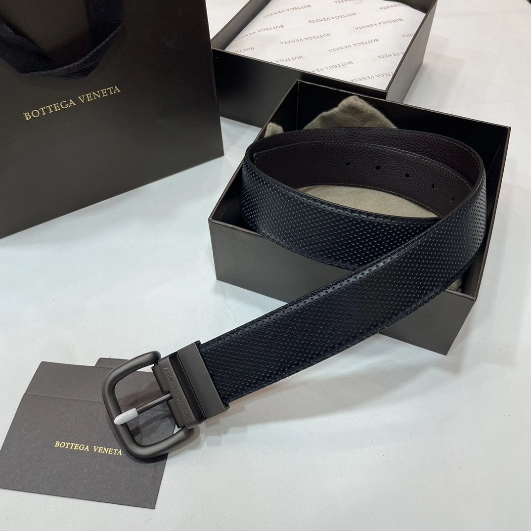 Bottega Veneta Premium Reversible Leather Belt - Hình 3