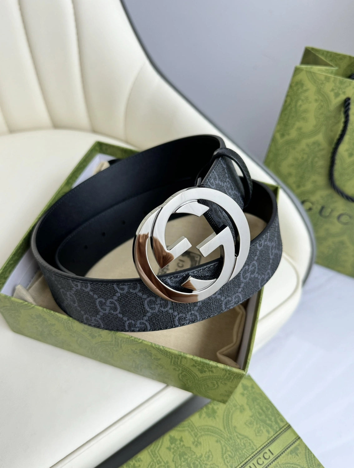 Gucci Interlocking G Premium Quality Belt - Hình 3