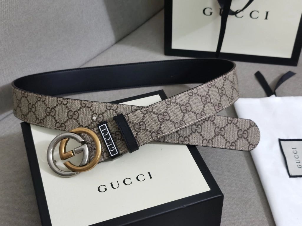 Gucci Premium Belt with GG Logo - Hình 3