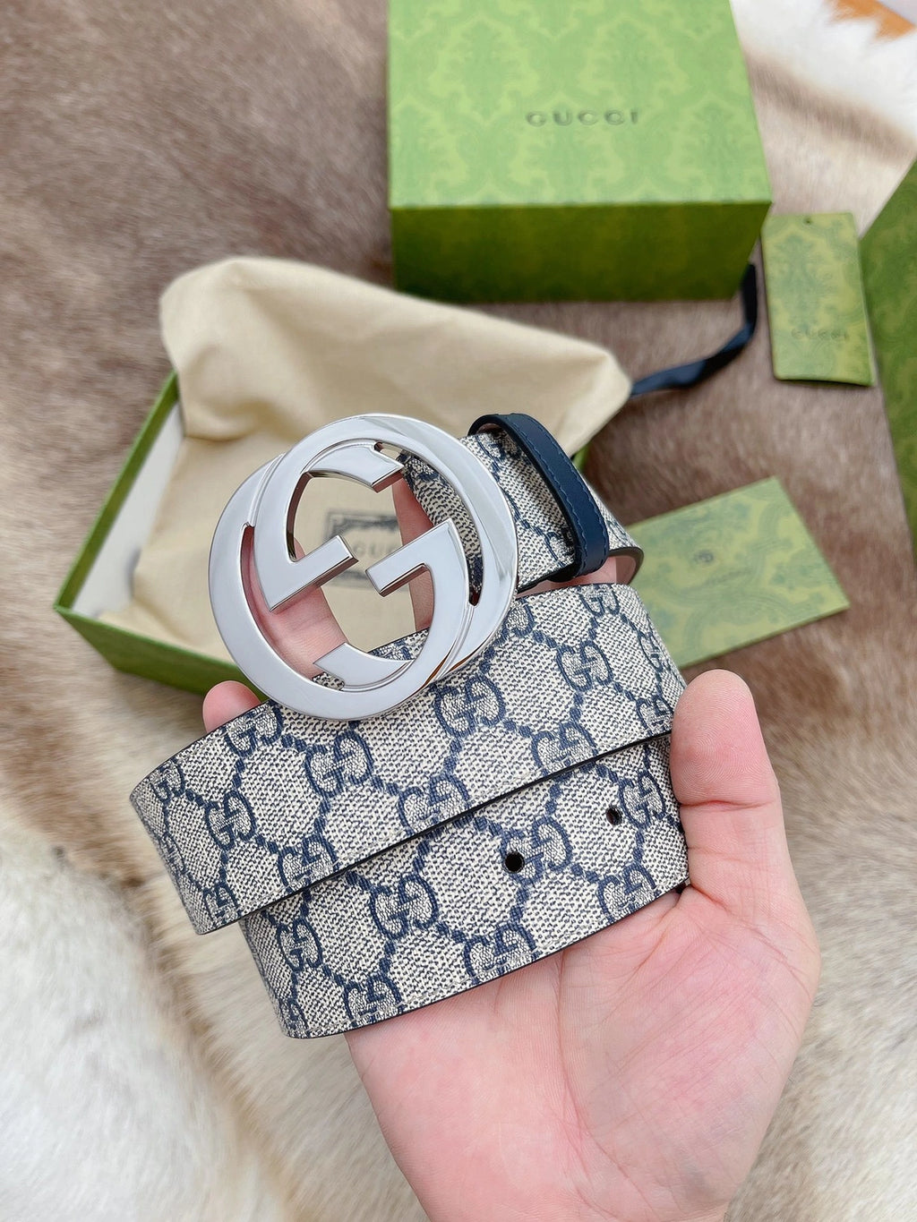 Gucci Interlocking G Belt - Premium Quality - Hình 3