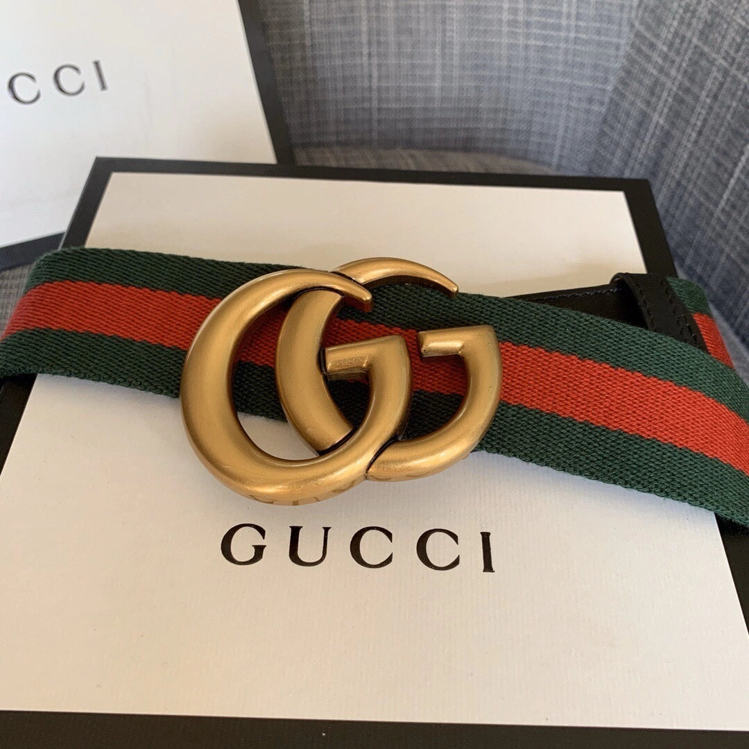 Premium quality belt with iconic G buckle - Hình 3