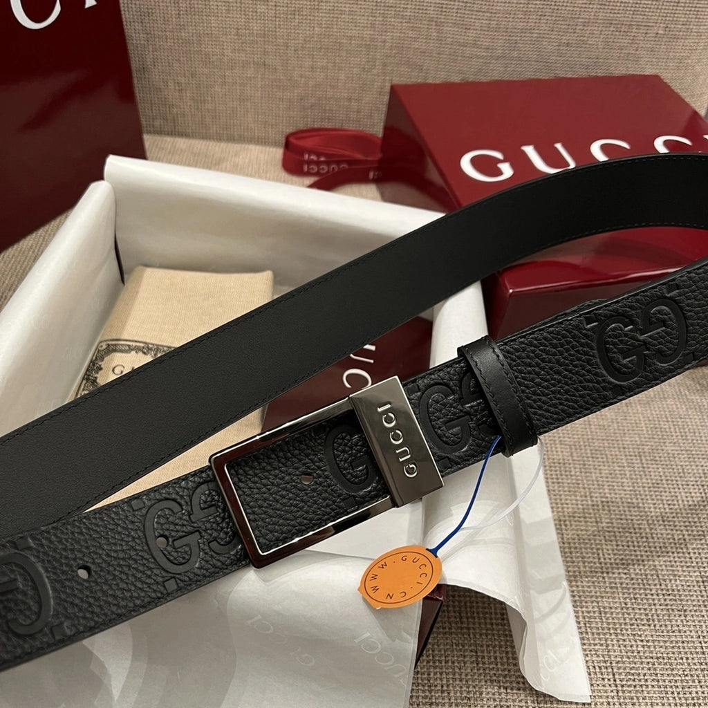 Gucci Premium Leather Belt - Hình 3