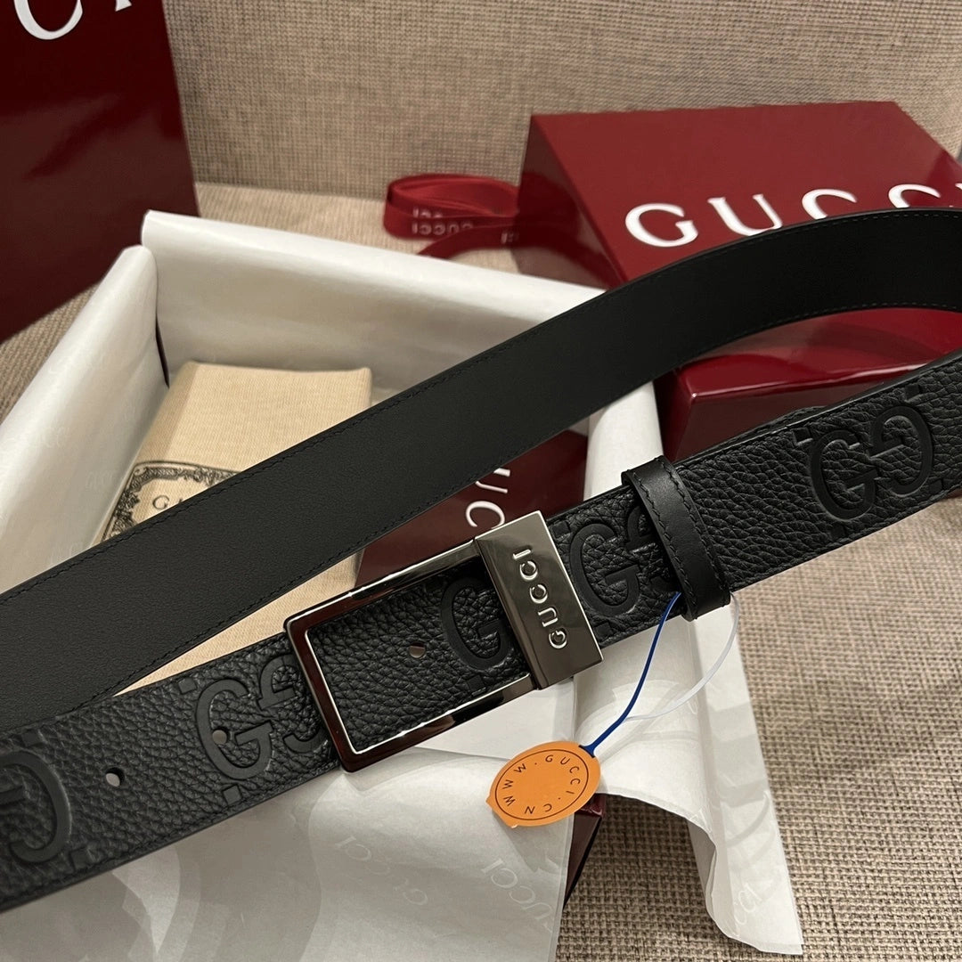 Gucci Premium Leather Belt - Hình 3