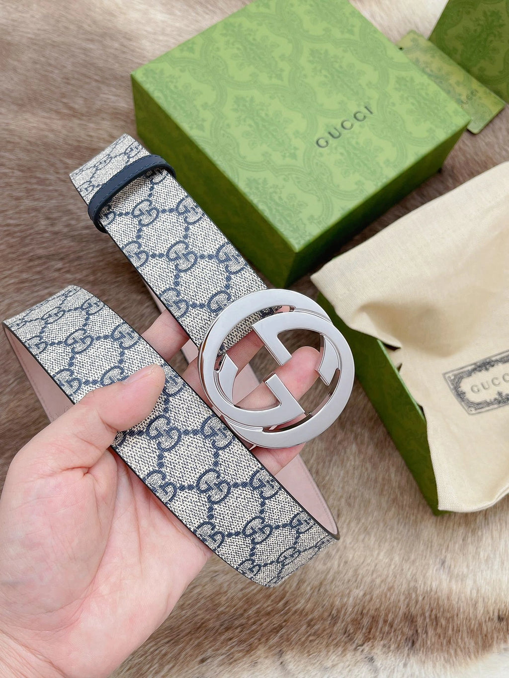 Gucci Interlocking G Belt - Premium Quality - Hình 4