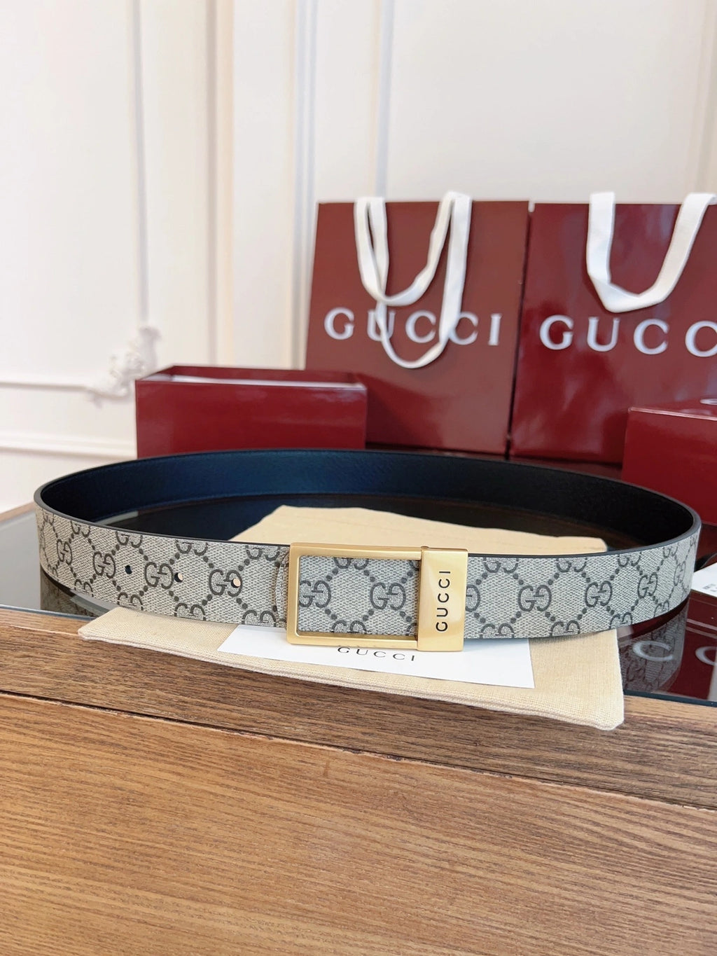 Gucci Premium Quality Belt with iconic logo - Hình 2