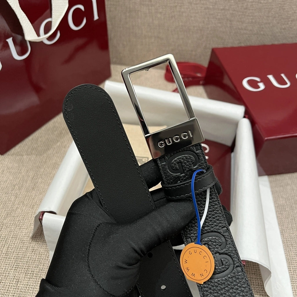Gucci Premium Leather Belt - Hình 4