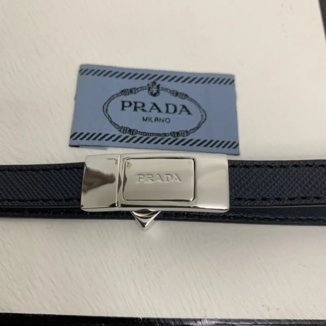 Prada Premium Leather Bracelet - Hình 4
