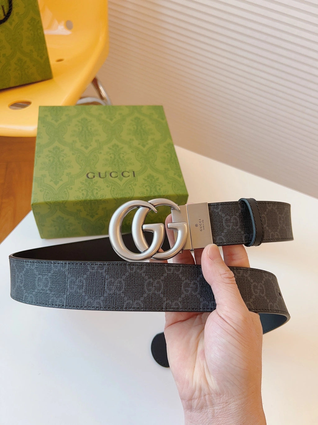 Gucci GG Supreme Belt Premium Quality - Hình 4
