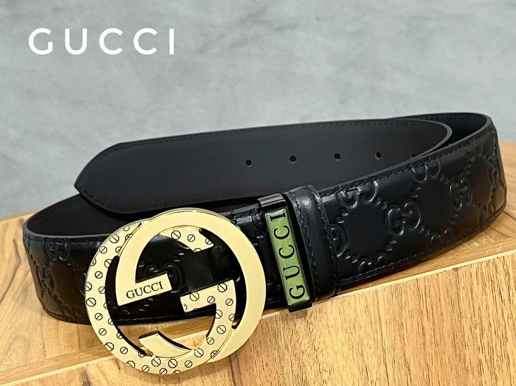 Thắt lưng Gucci Premium Quality màu đen - Hình 4