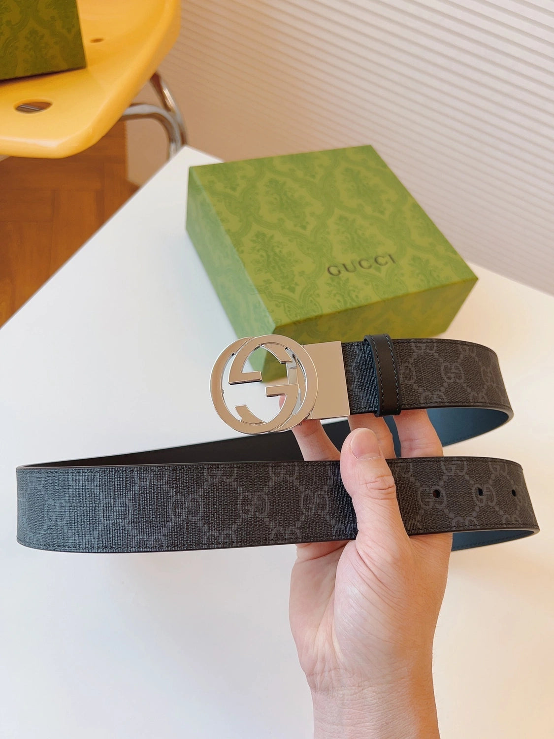 Gucci Premium Quality Belt with Iconic Buckle - Hình 4