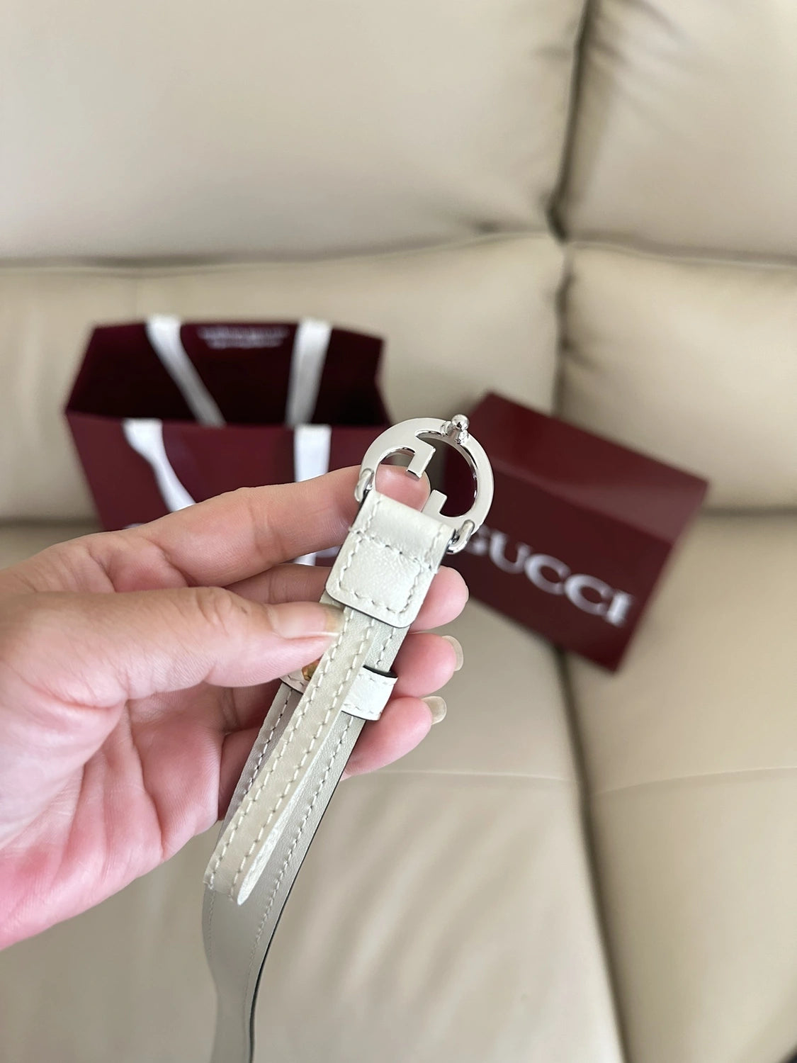 Gucci Premium Quality Leather Belt - Hình 5