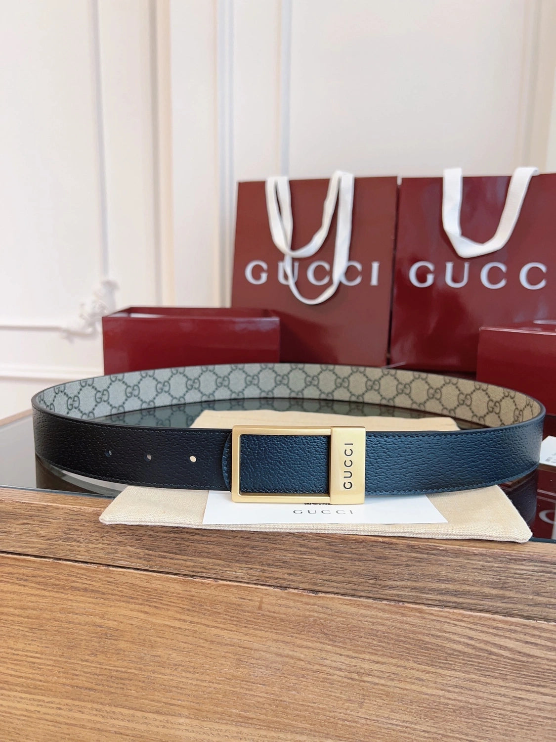 Gucci Premium Quality Belt with iconic logo - Hình 3
