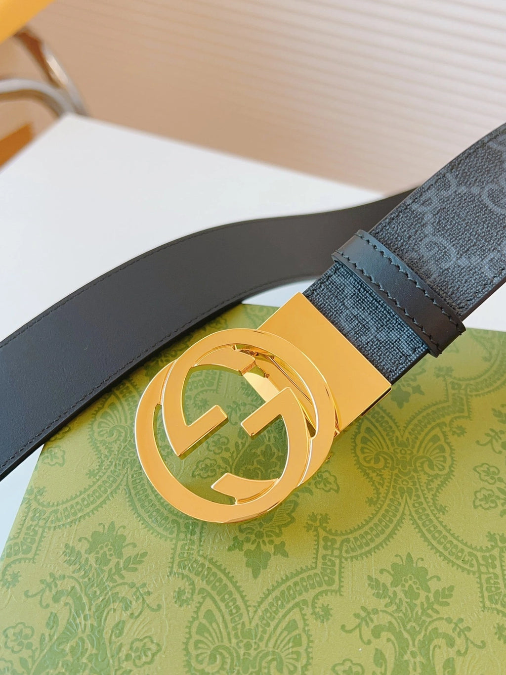 Premium Braided Black Leather Belt