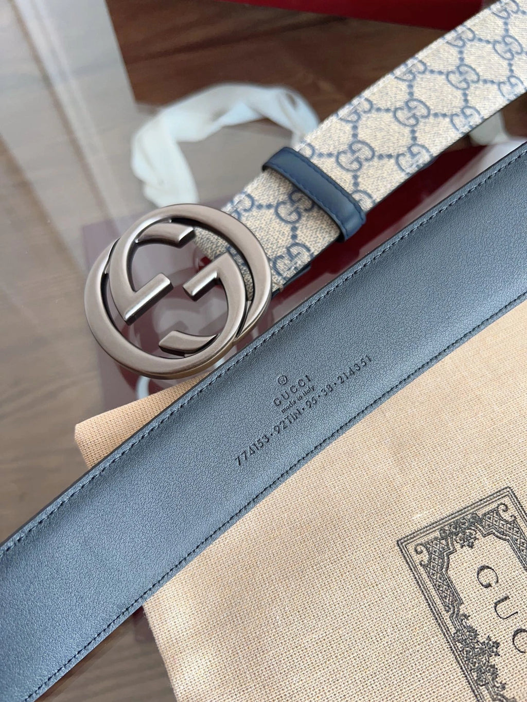 Gucci Premium Quality Belt with Signature Logo Buckle - Hình 5