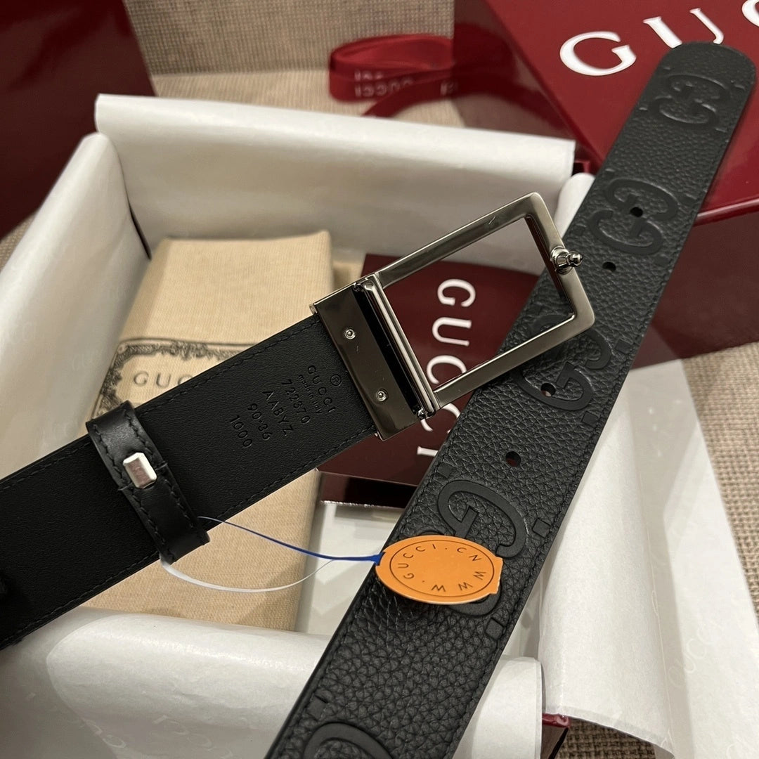 Gucci Premium Leather Belt - Hình 5