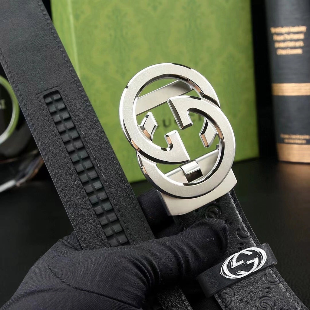 Gucci Inspired Premium Leather Belt - Hình 5