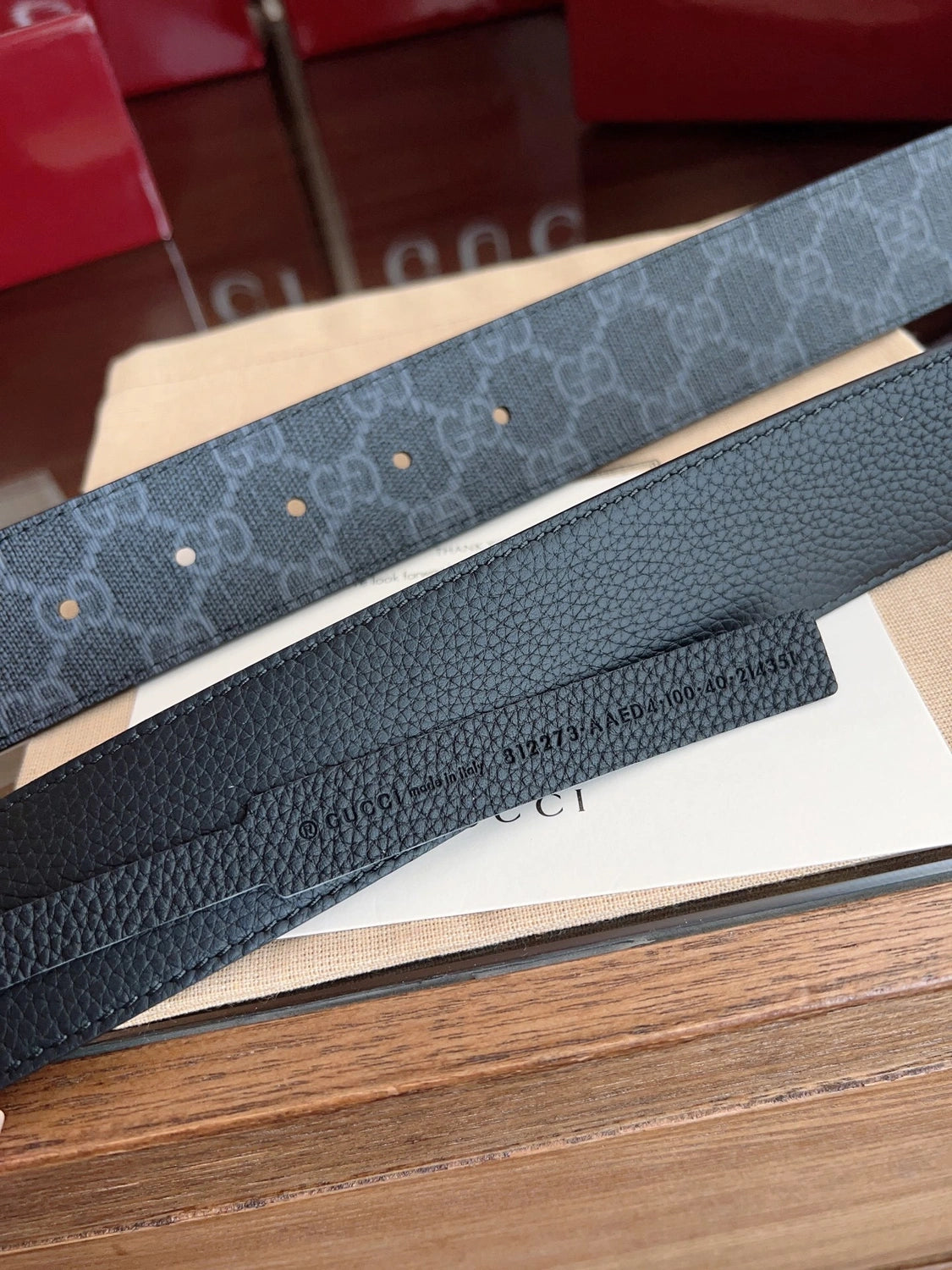 Gucci Premium Quality Belt with Iconic Logo Buckle - Hình 6