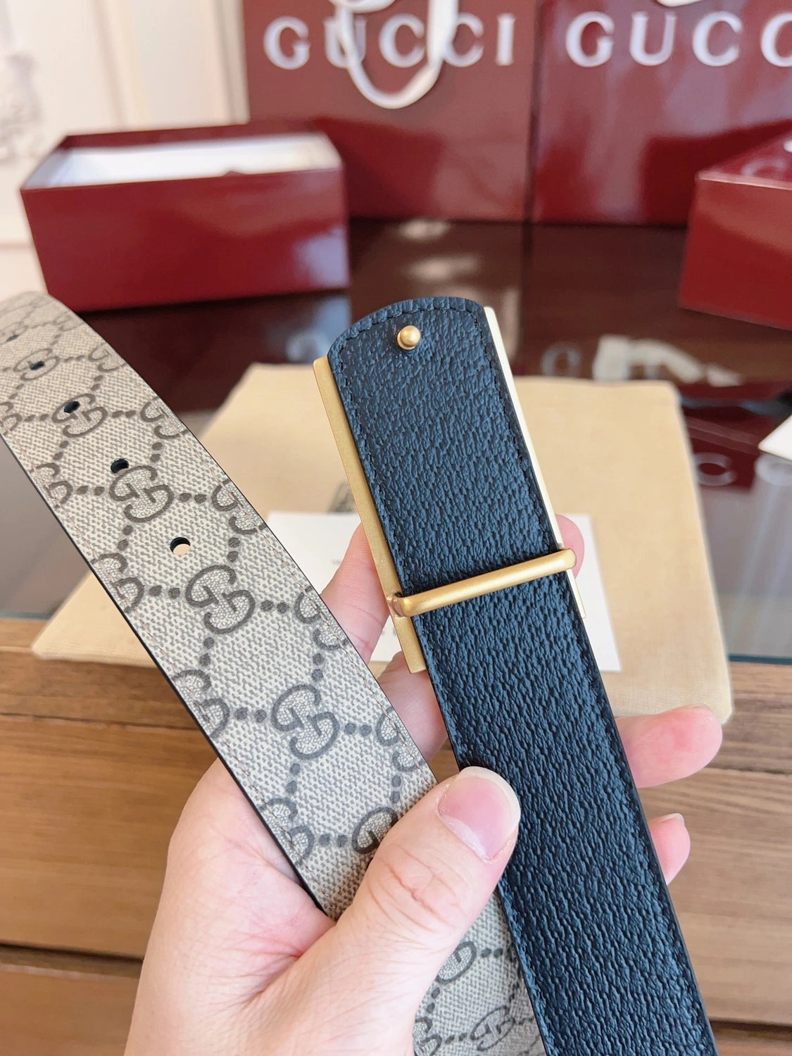 Gucci Premium Quality Belt with iconic logo - Hình 4