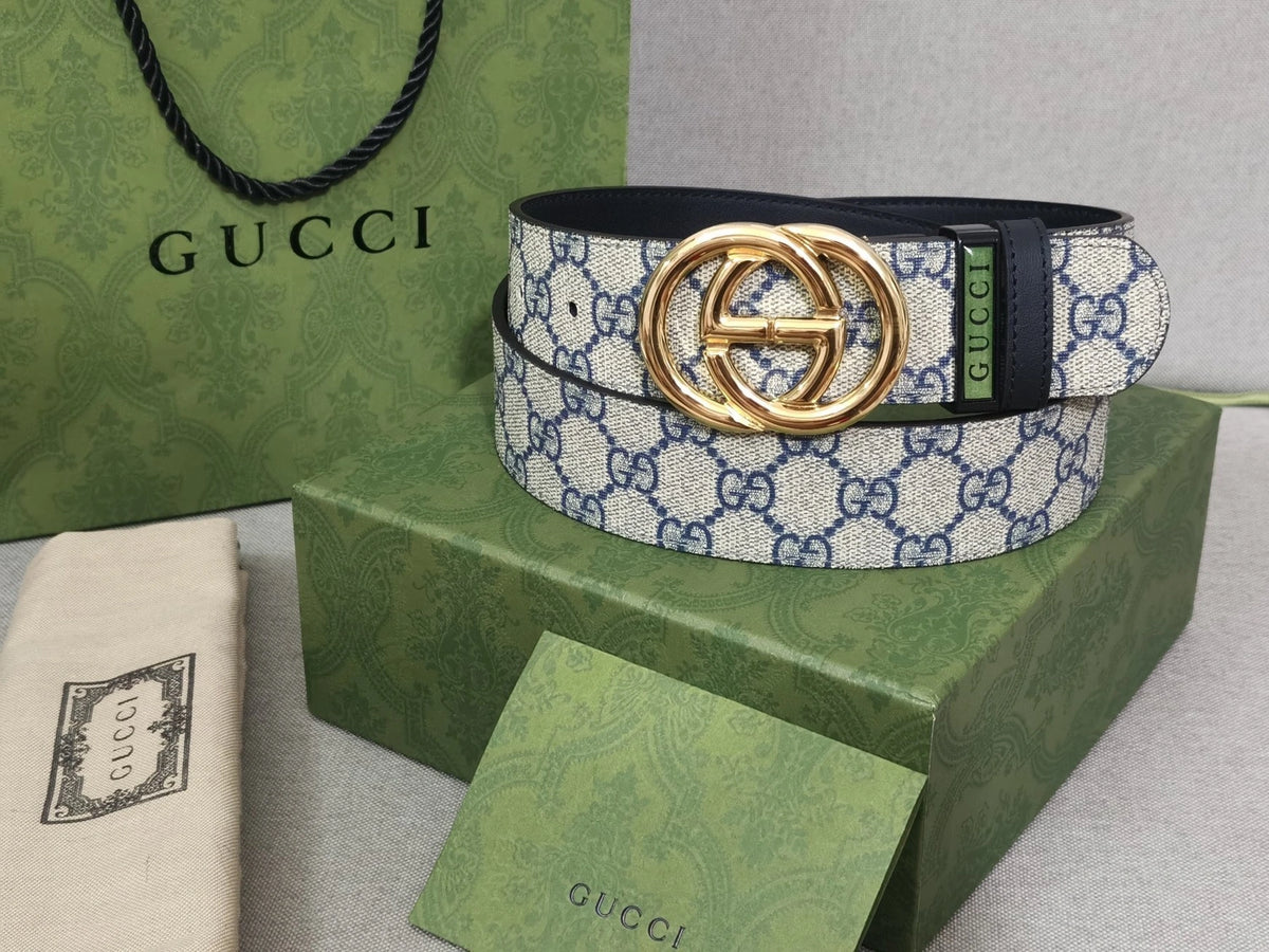 Gucci Premium Belt with GG Buckle - Hình 6