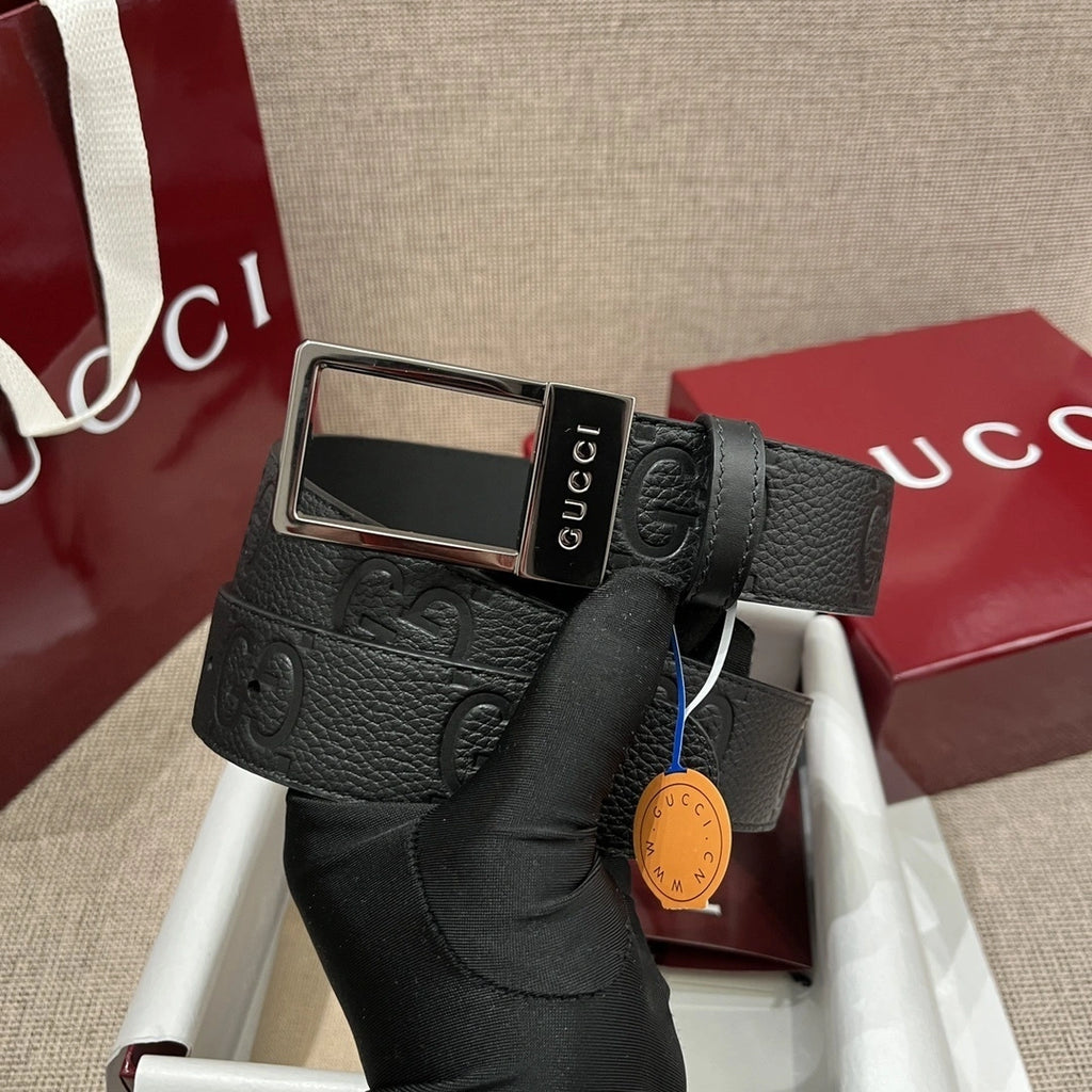 Gucci Premium Leather Belt - Hình 6